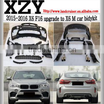 2015 X6 F16 upgrade kit, X6 M style body kit, car bidykit for X F16
