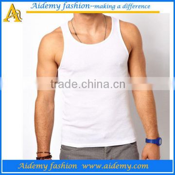 new arrival men and women 95% cotton 5% spandex tank top