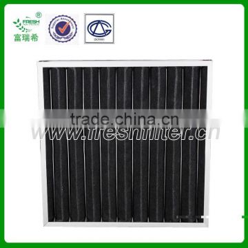 Activated carbon pannel air filter
