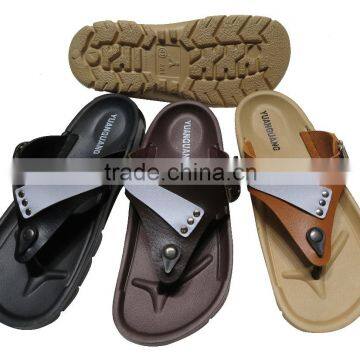 eva men flip flops sandal style with pu upper