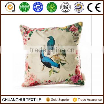bird custom home Decorative cushion cover 45cm*45cm with zip