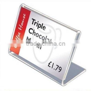 Acrylic Clear Price Tag Holder (OS-F-076)