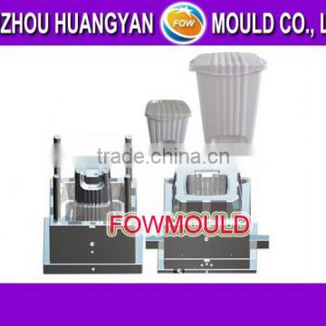 OEM custom plastic dustbin bucket mould and lid mould manufacturer