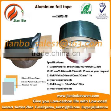 Hot sell aluminium foil with one side adhesive pipe cover