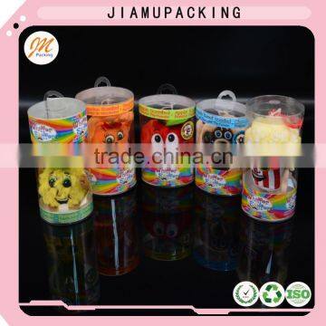 Custom printing plastic gift packaging cylinders