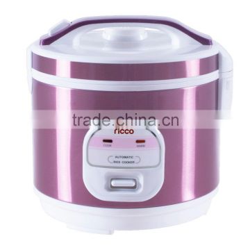 New design 1.8L S/S stainless steel deluxe rice cooker