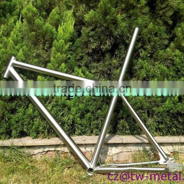 Inner line routing 29er long seat tube Titanium MTB bicycle frames Customized mountain bike frame