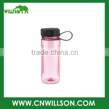 Cheap price portable glass plastic water drinking bottle for traveller