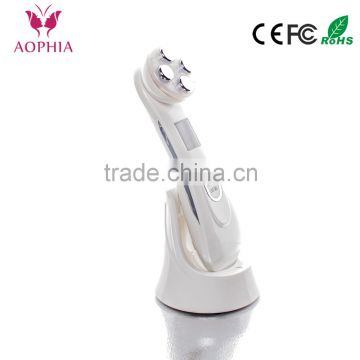 Facial RF/EMS and 6 colors LED therapy beauty machine