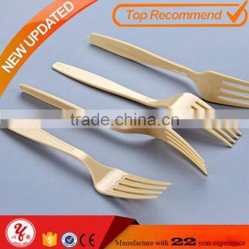 Wow long disposable ps plastic fork with napkin