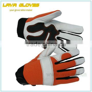 Durable Mechanic Goatskin Leather Work Gloves