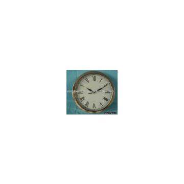 Fashion decoration clock with metal