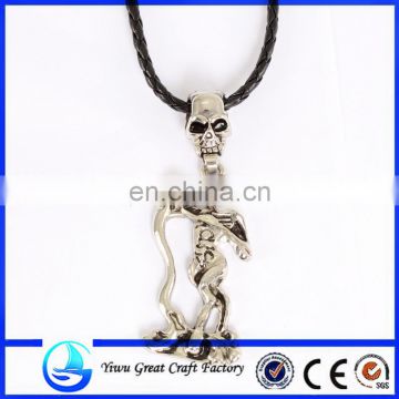 2014 new design skull captain pirate necklace