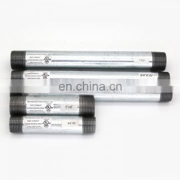 rigid galvanized steel conduit nipples with standards of ANSI C80.1