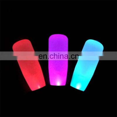 Auto dildo crystal LED multicolor light with lengthened frosted throttle variable speed anti-slip universal shift head