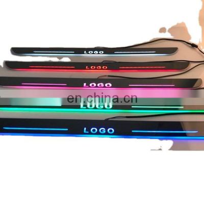 Led Door Sill Plate Strip for Ford focus st dynamic sequential style step light door decoration step