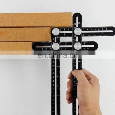 6-Sided Angle Ruler Finder Measuring Ruler For Tile Ruler