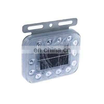 Auto solar charge flash light LED modification show wide side light vehicle rear-end warning rear fog light