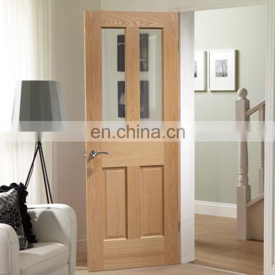 soundproof beveled frosted glass interior wooden french doors