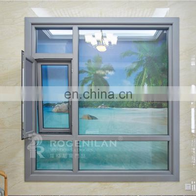 Modern new aluminum alloy tempered glass awning window price in pakistan