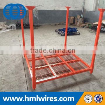 Foldable warehouse storage tire rack for sale