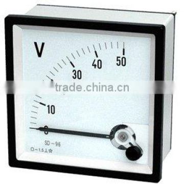 Analog panel meter,panel meter,96 Moving Coil instrument DC Voltmeter