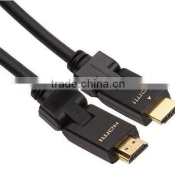 Rotate 180 degree HDMI cable