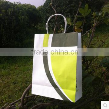 Luxury Shopping Paper Bag, Printed Custom Logo Made Shopping Kraft Paper Bag
