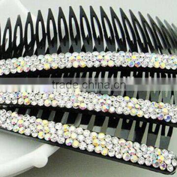2015 Korean style beadded stretch hair combs hot selling hair ornament