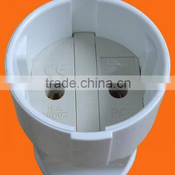 European style 2 round pin female plug (P8062)