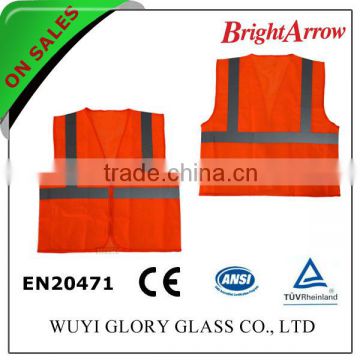ENISO 20471 Standard cheap reflective red Security clothes