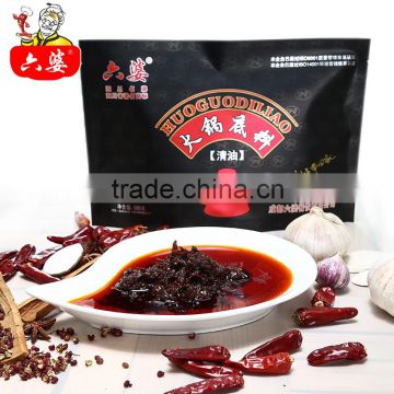 China best sale hot pot condiment sauce