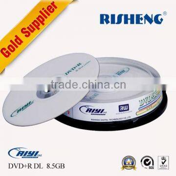 RISHENG blank dvd dl 8.5GB/blank dvd9 for sale/blank dl dvd r 8.5gb