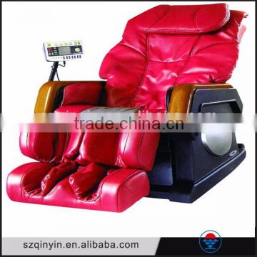 Specifically designed good service super deluxe red color reflexology portable massage chairs