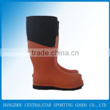 men rubber rain oil water resistance safety work boots/work boot toe caps