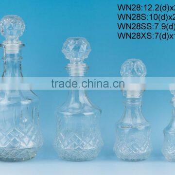 WN28 glass wine bottle