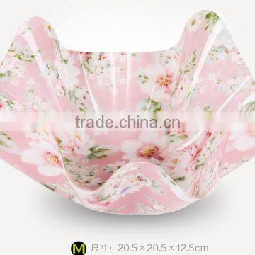 2015 fashional transparent acrylic fruit plate,tray