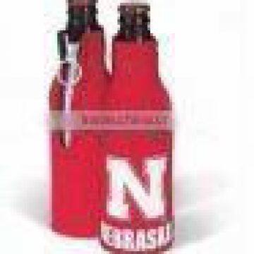 neoprene bottle cooler with zipper, bottle holders, beer cooler, wine cooler