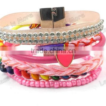 Custom bulk loom woven bracelet