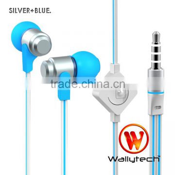 Wallytech stereo earphone from china manufacture