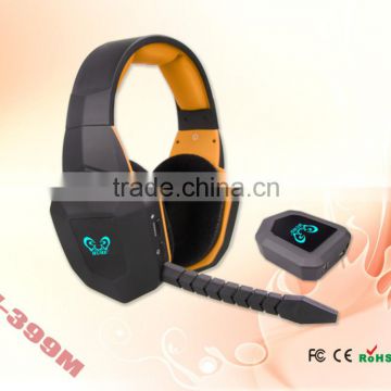 2.4GHz wireless gaming Optical fiber headphone from Shenzhen wireless manufacture