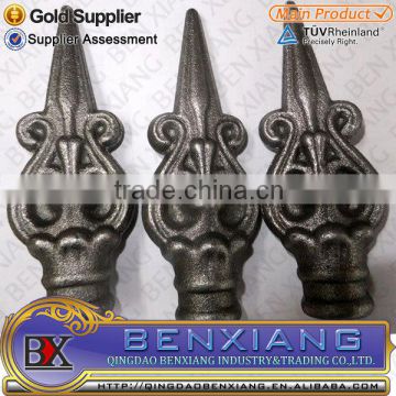 decoration gate parts wrought iron spearhead