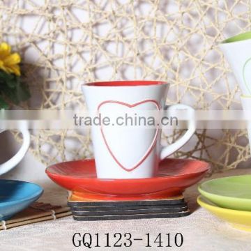 High quality handpainted ceramic mug 3d ceramic mug