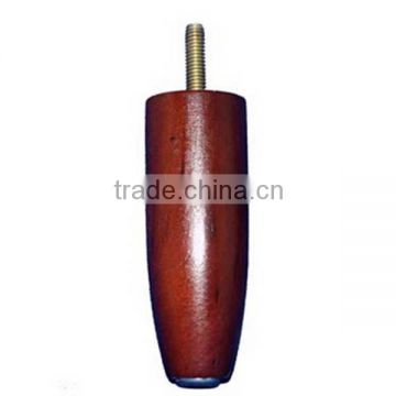 4 inch walnut wooden bed legs with screw in high quality