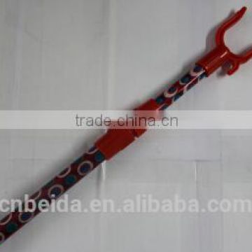 PVC cover inner locking Telescopic cloth hanger fork with high quanlity and competitive
