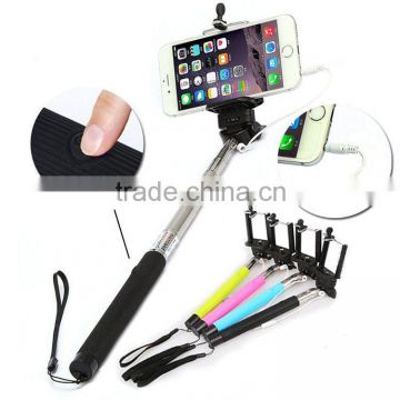 Extendable Selfie Handheld Stick Monopod with Adjustable Phone Holder