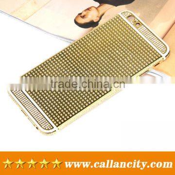 24k karat carat gold housing bezel factory for iPhone 6 6s plus