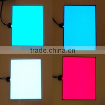 high brightness A4size el panel,el backlight el panel blue color