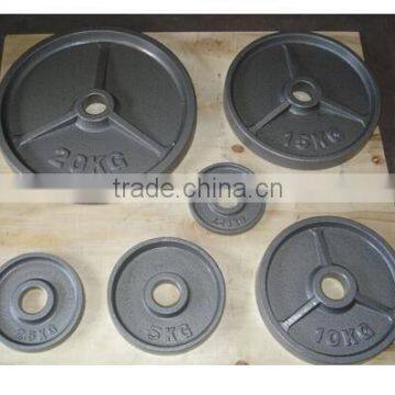 Commercial Olympic Cast Iron Weight Plates