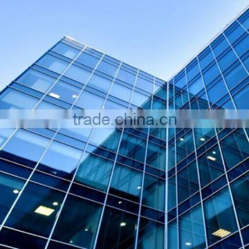 insulated low-E curtain wall safety glass for building Glass with ISO9001&CCC&BV